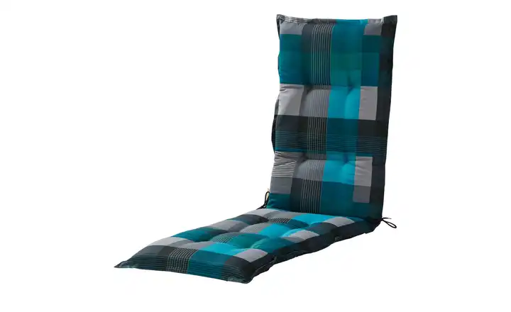 GO-DE Auflage Iris Blau, Grau Relaxsesselauflage