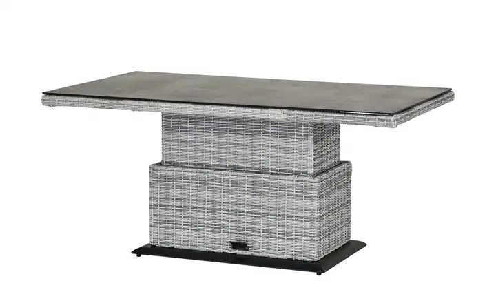 a casa mia Gartentisch Padua 160 cm rechteckig Hellgrau