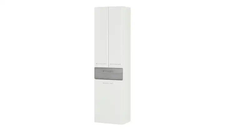 smart Hochschrank Onda Weiß, Graphit