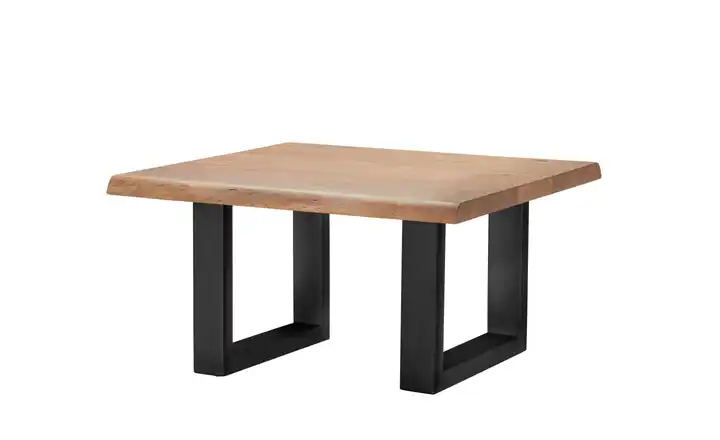 Woodford Couchtisch Alabria LBH 75 x 75 x 45 cm Kufen (U-förmig) Platte: walnussfarben Anthrazit, lackiert