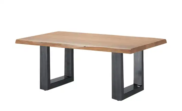 Woodford Couchtisch Alabria LBH 110 x 70 x 45 cm Kufen (U-förmig) Platte: walnussfarben Grau, antik
