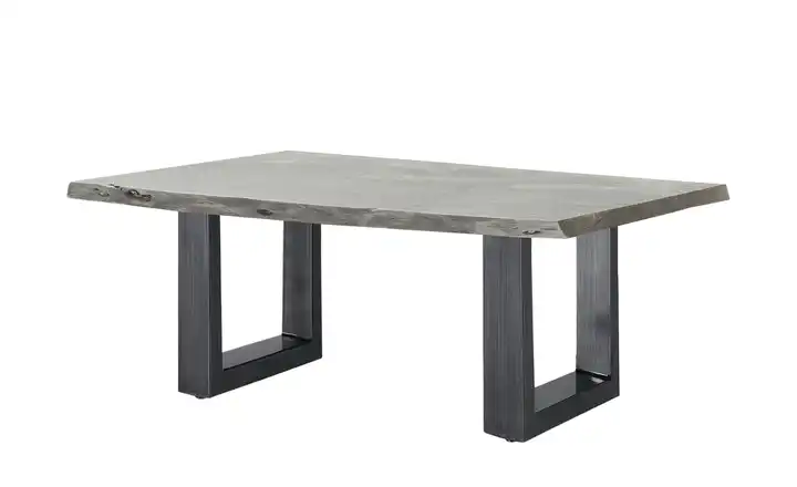 Woodford Couchtisch Alabria LBH 110 x 70 x 45 cm Kufen (U-förmig) Platte: Grau Grau, antik