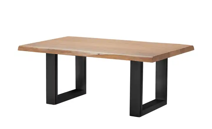 Woodford Couchtisch Alabria LBH 110 x 70 x 45 cm Kufen (U-förmig) Platte: walnussfarben Anthrazit, lackiert