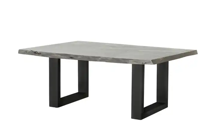 Woodford Couchtisch Alabria LBH 110 x 70 x 45 cm Kufen (U-förmig) Platte: Grau Anthrazit, lackiert