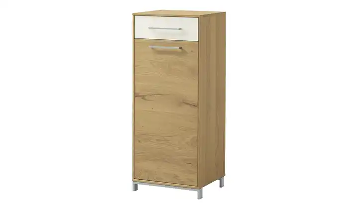 Woodford Mehrzweckschrank Vista Weiß, Eiche rechts