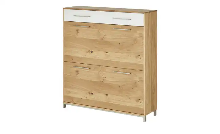 Woodford Schuhschrank Vista Weiß, Eiche