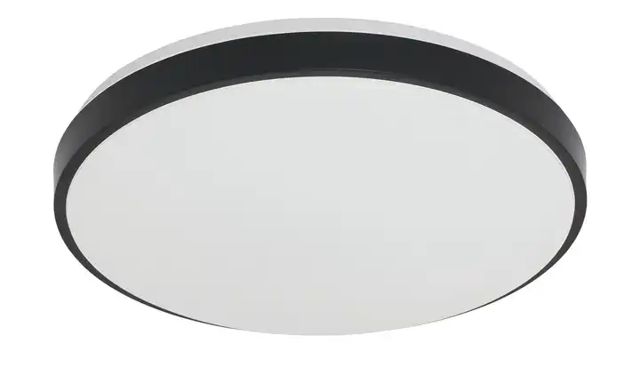 KHG LED-Deckenleuchte schwarz/weiß mit Funktion 