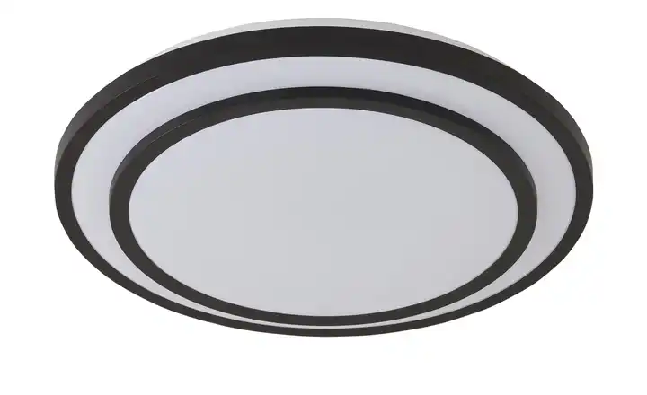 KHG LED-Deckenleuchte, schwarz mit Fernbedienung `groß` 
