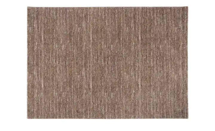 Kurzflorteppich Braun 65x130 cm