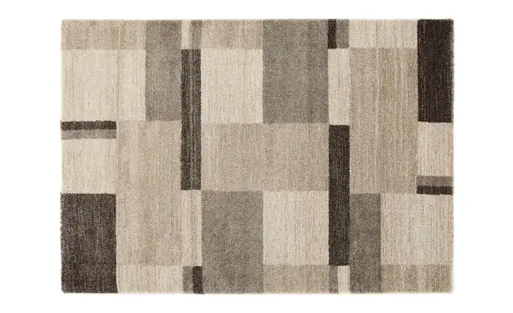 meinTeppich Hochflorteppich Castle Beppo 240x340 cm Braun, Beige