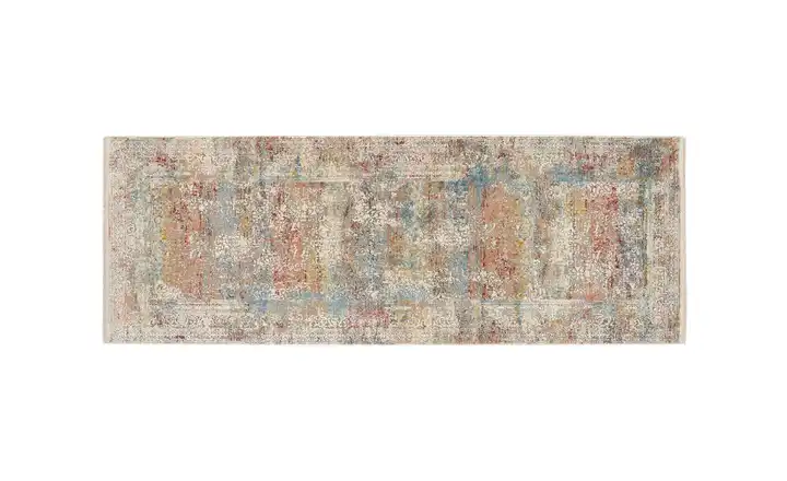 meinTeppich Kurzflorteppich mehrfarbig 80x200 cm