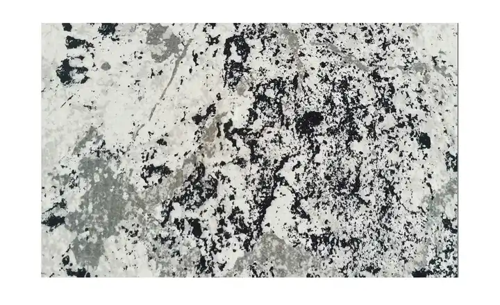 como Kurzflorteppich Velvet Silbergrau, Grau 200x300 cm rechteckig