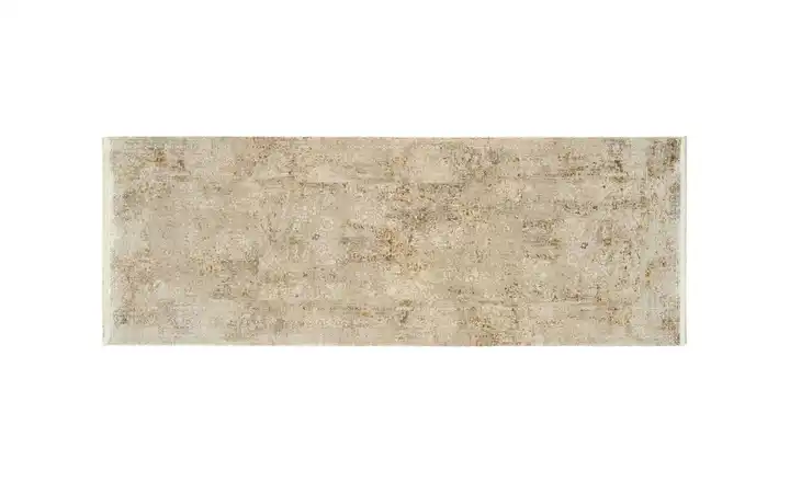 meinTeppich Kurzflorteppich Beige, Goldfarben 80x300 cm