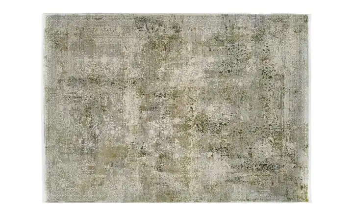 meinTeppich Kurzflorteppich Grau, Grün 200x290 cm