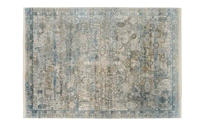 Teppich 180 cm 120 cm 120x180 cm Rauchblau