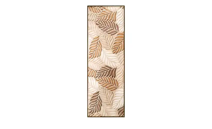 levelone Küchenläufer Blatt Kupferfarben, Hellbraun