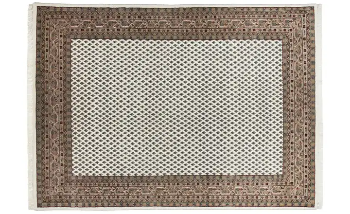 THEKO Orientteppich Creme, Braun 60 cm 90 cm 60x90 cm