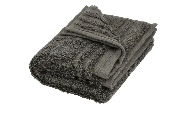 VOSSEN Gästetuch Vienna Supersoft Anthrazit 30x50 cm