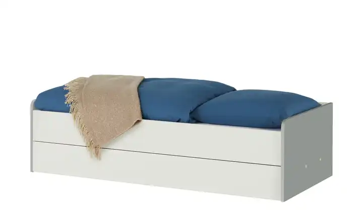 Stauraumbett Grow Up Grau, Sand, Greige 120x200 cm