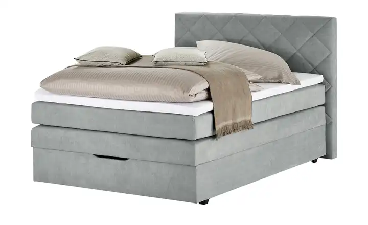 Boxspringbett 120 cm Grau