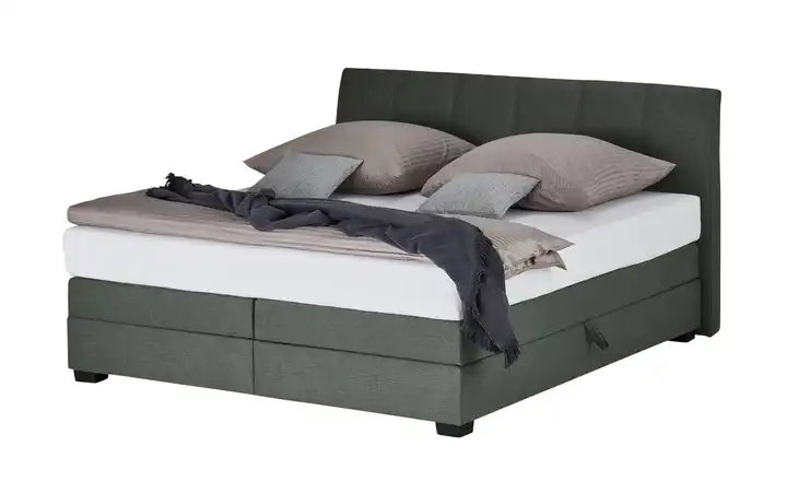 vanDoorn Boxspringbett Chiara Anthrazit 180 cm H2