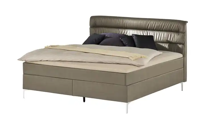 Boxspringbett Taupe 180 cm H2 & H3