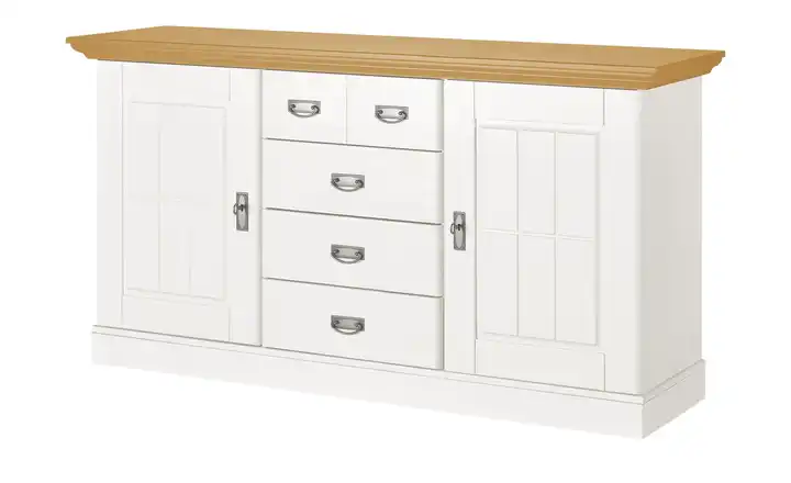 maison bleue Sideboard Florian Weiß, Hellbraun