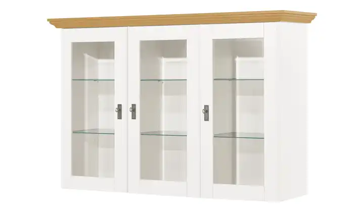 maison bleue Vitrinenaufsatz für Sideboard  Florian Weiß, Hellbraun