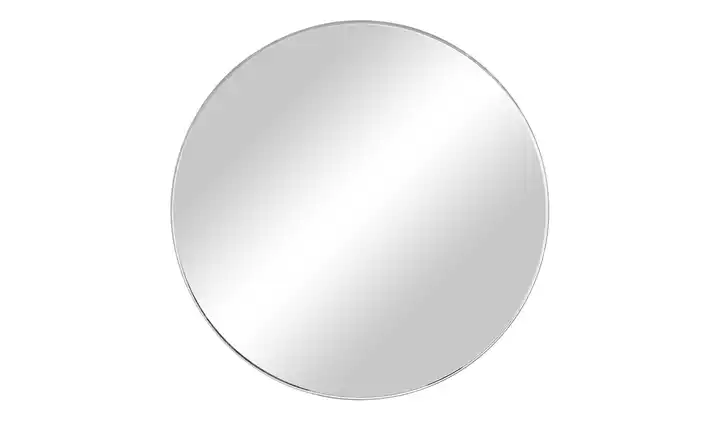 Spiegel 120 cm 120 cm silberfarben
