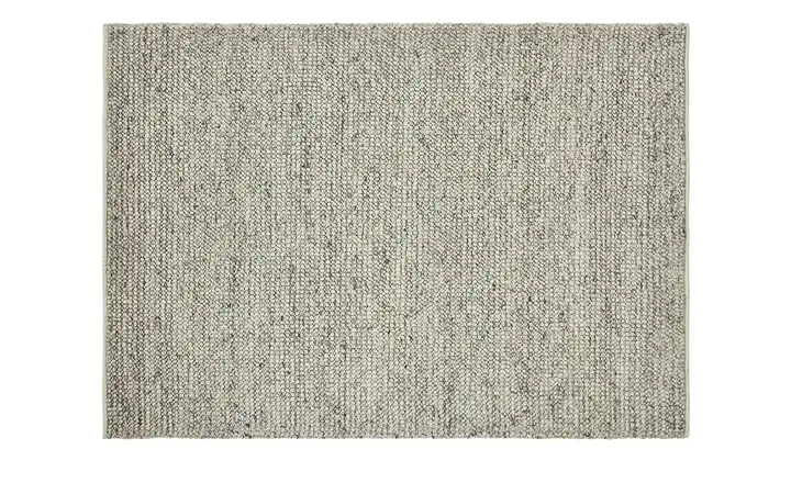 Handgewebter Naturteppich Hellgrau 160x230 cm