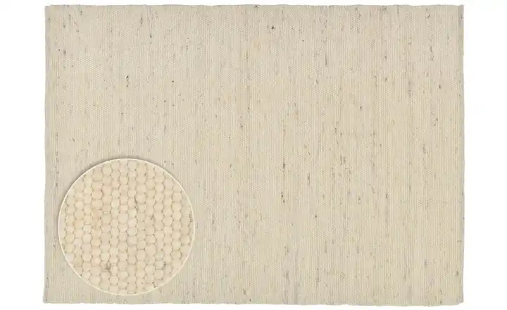THEKO Handwebteppich Natur 240 cm 170 cm 170x240 cm