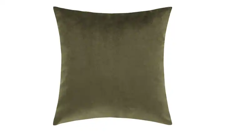 pop Dekokissen Velvet Olivgrün 40 cm