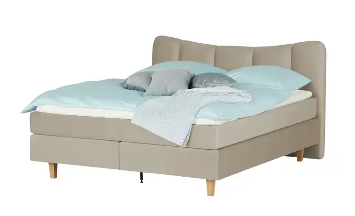 Boxspringbett Dalur Beige 140 cm H3