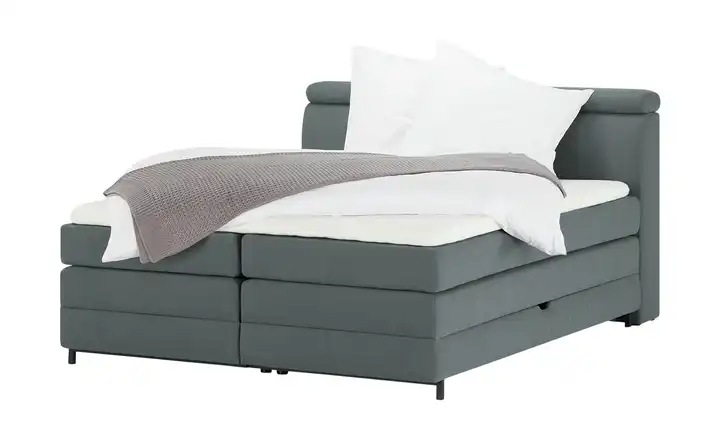 Twist Boxspringbett Kay Grau 180 cm