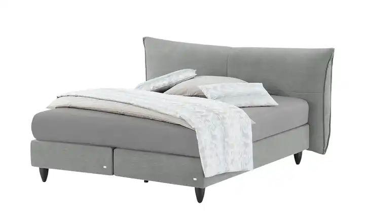 RUF Boxspringbett Senta K Grau 200 cm H2 & H3