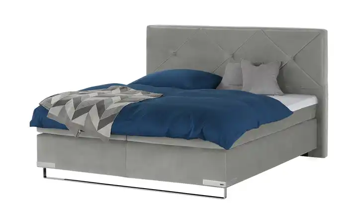 Musterring Boxspringbett Dubai Hellgrau H3 & H4 160 cm