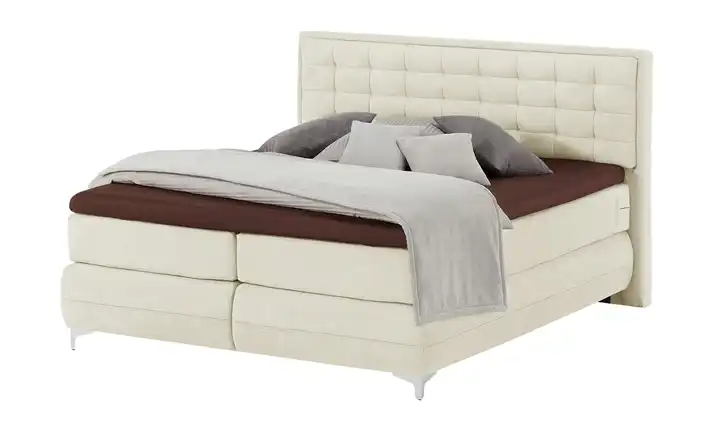 Musterring Boxspringbett Standardversion Dubai Creme H3 & H4 160 cm