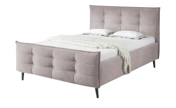 Kollektion Kraft Polsterbettgestell Mariano B Pastellrosa 180 cm