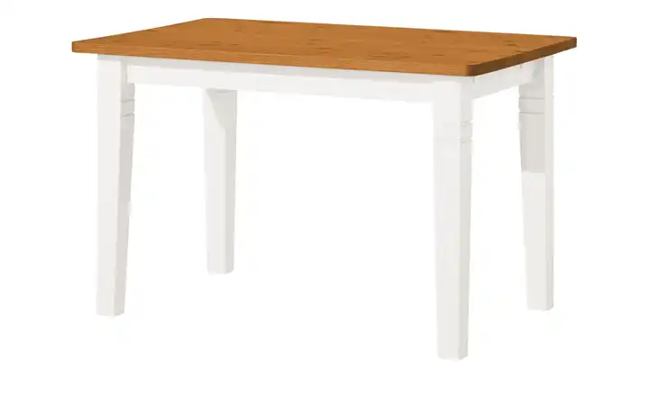maison bleue Esstisch massiv Florian Braun, Weiß 120 cm