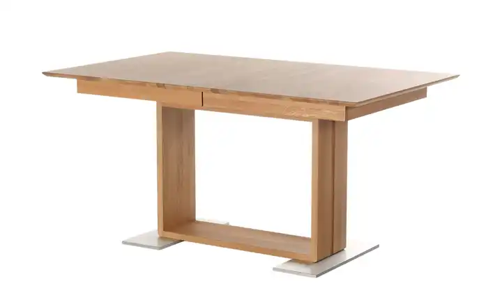 Woodford Säulentisch  ausziehbar Mila Eiche, geölt 130 cm