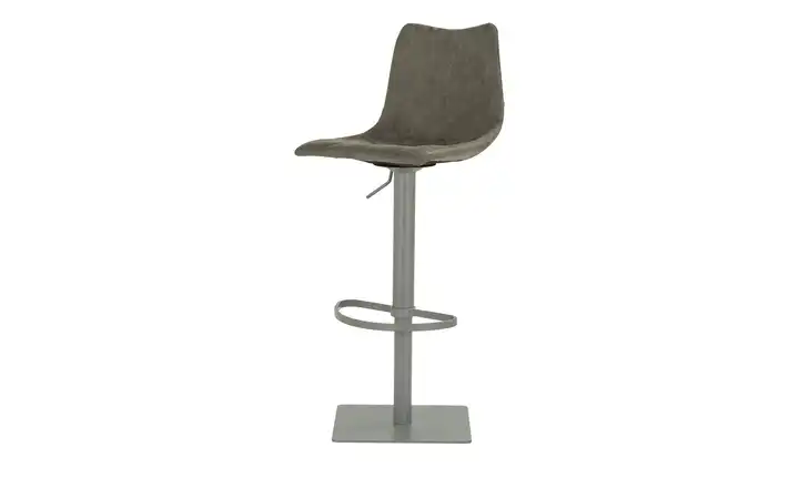 Barhocker Schlamm eckig Grau
