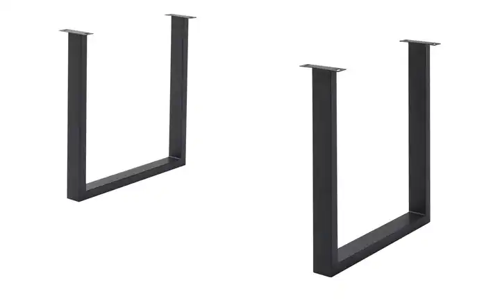 Dine + Mine Tischgestell aus Metall SigNature One Anthrazit Kufen (U-förmig)