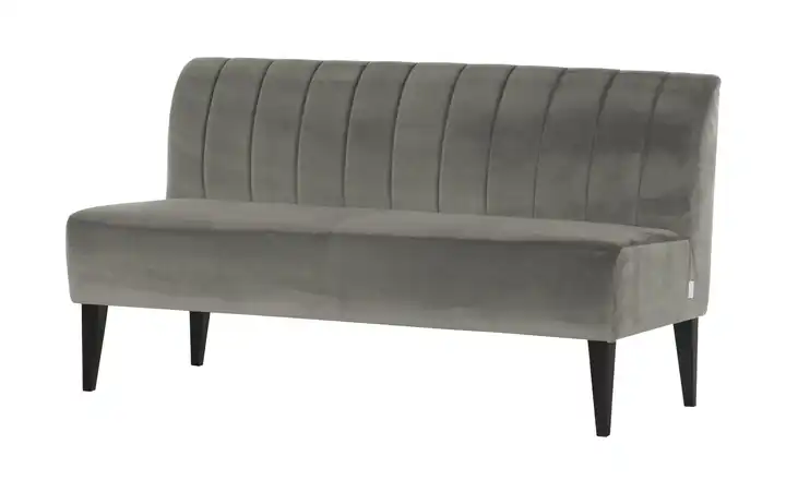 Speisesofa Grau 168 cm