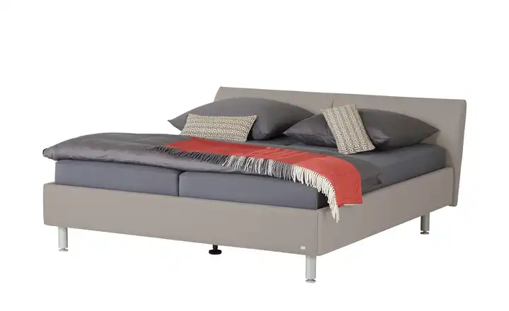 RUF Polsterbett mit Bettkasten Casa Steingrau 160 cm H3