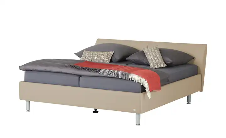 RUF Polsterbett mit Bettkasten Casa Beige 160 cm H3
