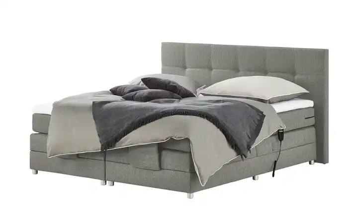 Primo Motor-Boxspringbett  Manolo Grau