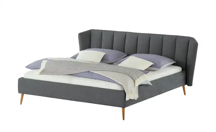 Gray & Jones Polsterbettgestell Baltic Breeze Grau 160 cm