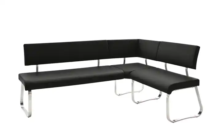 Primo Eckbank Letitia Schwarz Leder