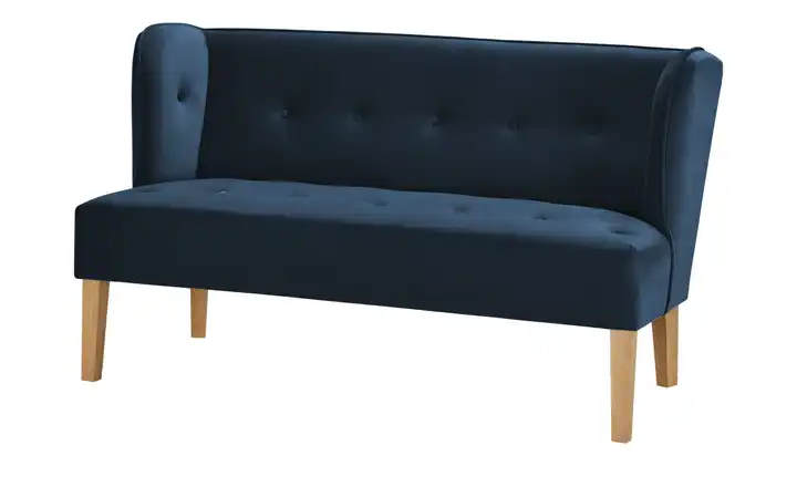 Twist Küchensofa Astonia Dunkelblau Samt 160 cm