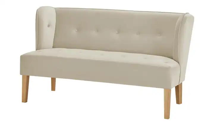 Twist Küchensofa Astonia Hellbeige Samt 180 cm